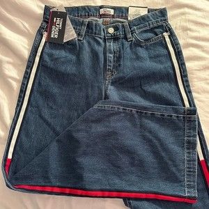 Tommy Hilfiger NWT {4} denim wide leg mid-rise jeans